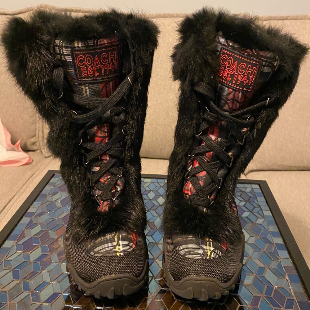 Coach snow boots. Size 7